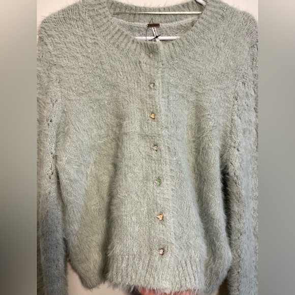 Free People | Celeste Cardi - Seafoam - Picture 7 of 9